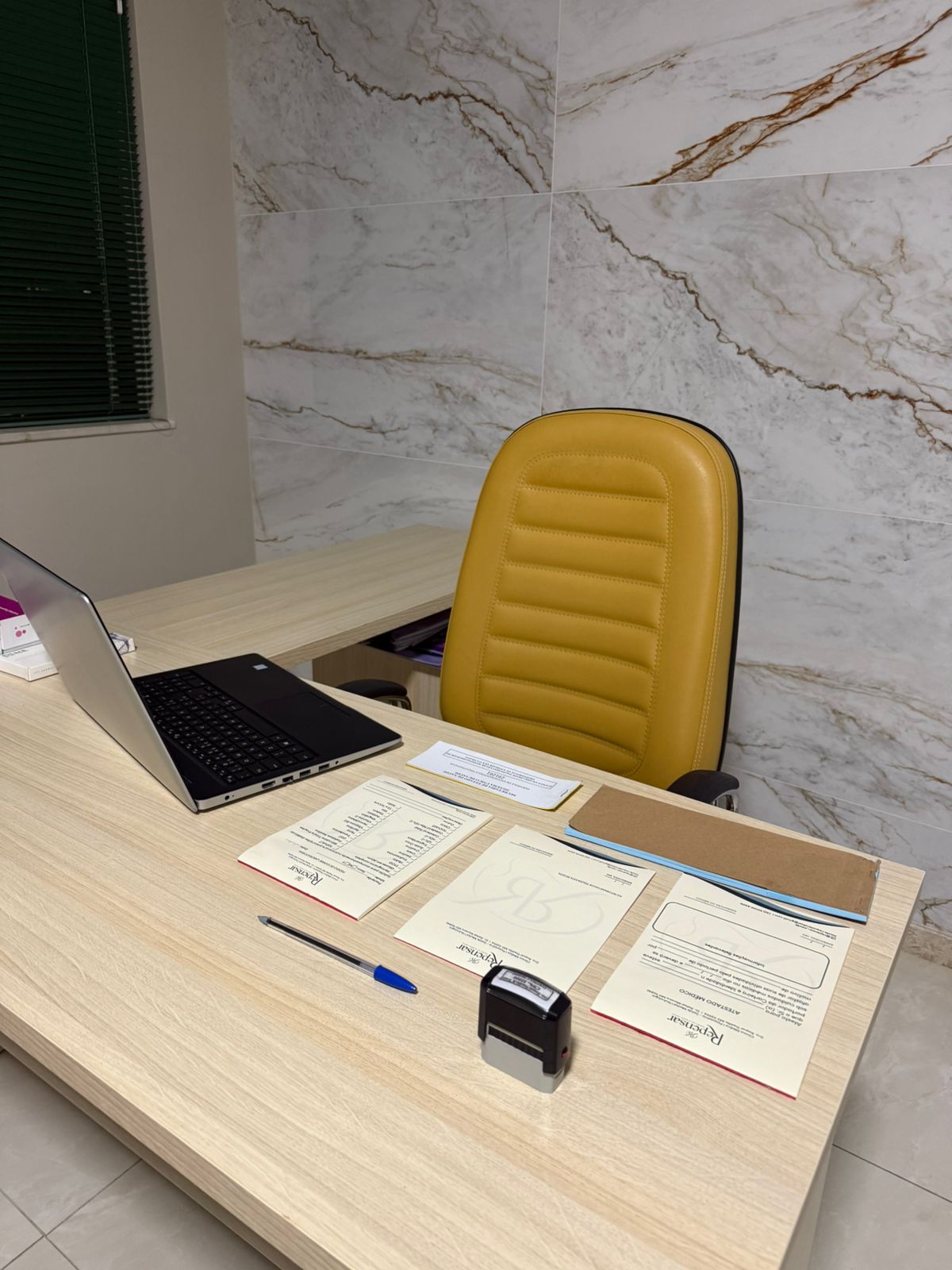 Recepção da Clínica Repensar Saúde